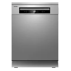 Toshiba Free Standing Dishwasher, DW14F1(S) (14 Place Settings, Silver)