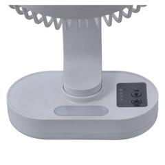 Geepas Portable Rechargeable Table Fan W/LED Light, GF21157 (6 W)