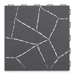 Plastic Deck Tile Pack (30 x 30 x 1.4 cm, 10 Pc.)
