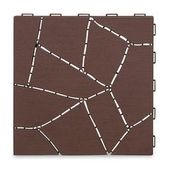 Plastic Deck Tile Pack (30 x 30 x 1.4 cm, 10 Pc.)