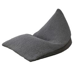 Handmade Knitted Bean Bag W/Cushion