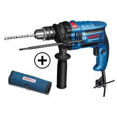 Bosch Impact Drill Machine Set W/Case, GSB 13 RE (600 W)