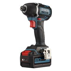 Erbauer EXT Brushless Cordless Impact Driver Set W/Bit Set & Battery, EID18-Li (18 V)