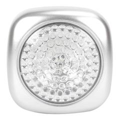 Diall LED Push Light W/Battery (0.2 W, White, 3 Pc.)