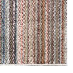 True Fiber Striped Carpet (133 x 200 x 2.5 cm)