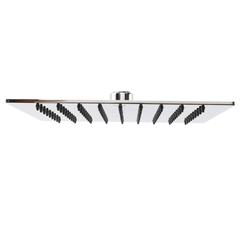 Bold Brazillia Street Brass Square Shower Head (24 x 24 cm)