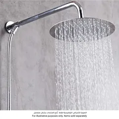 Bold Blue Rain Brass Round Shower Head