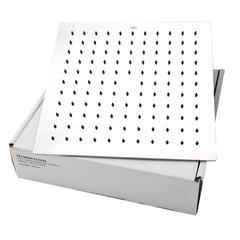 Bold Brazillia Street Brass Square Shower Head (30 x 30 cm)