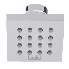 Bold Music Brass Square Jet Shower Head (50 x 50 x 90 cm)