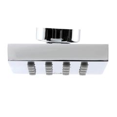 Bold Music Brass Square Jet Shower Head (50 x 50 x 90 cm)