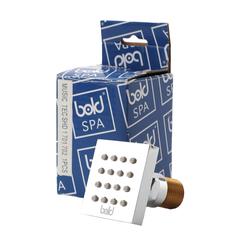 Bold Music Brass Square Jet Shower Head (50 x 50 x 90 cm)