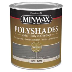 Minwax PolyShades Stain & Polyurethane Satin Finish (946 ml, Slate)