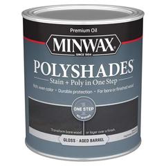 Minwax PolyShades Stain & Polyurethane Gloss Finish (946 ml, Aged Barrel)