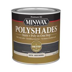 Minwax PolyShades Stain & Polyurethane Satin Finish (237 ml, Aged Barrel)