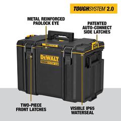 DeWalt ToughSystem 2.0 Plastic Tool Box (37.46 x 55.24 x 41.27 cm)