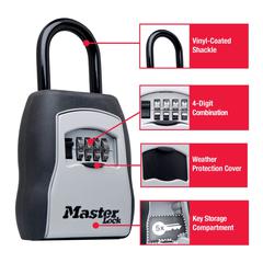 Master Lock Metal Combination Lock Box (8.25 x 13.26 cm)