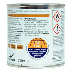 Hammerite Metal Paint (250 ml, Satin Black)