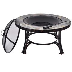 Stone & Steel Round Fire Pit (86 x 57 cm)