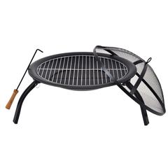 Steel Portable Fire Pit (56 x 56 x 40 cm)