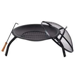 Steel Portable Fire Pit (56 x 56 x 40 cm)