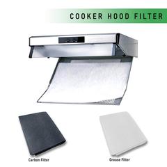 Homezone Cooker Hood Grease & Carbon Filter Pack (47 x 57 cm, 2 Pc.)
