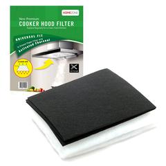 Homezone Cooker Hood Grease & Carbon Filter Pack (47 x 57 cm, 2 Pc.)