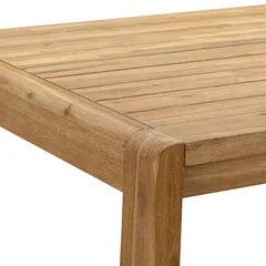 Buy Almeria Acacia Wood Dining Table (220 x 100 x 73 cm) Online in ...