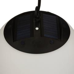 مصباح قلادة بيا LED بالطاقة الشمسية (6 ليد، أبيض بارد)
