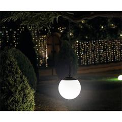 مصباح قلادة بيا LED بالطاقة الشمسية (6 ليد، أبيض بارد)