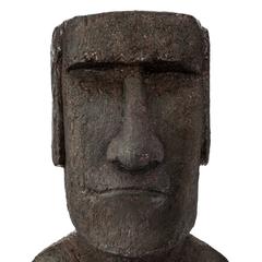 تمثال جزيرة الفصح أكسيد المغنيسيوم (32 × 28 × 80 سم)