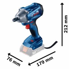 Bosch GDS 250-LI Professional Cordless Impact wrench Set W/Battery, Charger & Case