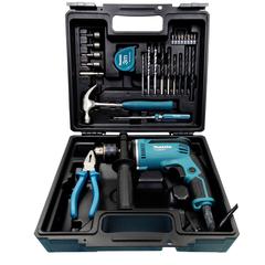 Makita MT Series Corded Hammer Drill W/Accessories, M8103KX2B (430 W)