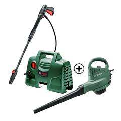 Bosch Universal Garden Tidy Garden Blower + Bosch Easy Aquatak 100 High Pressure Washer