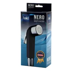 Bold Nero Plastic Shattaf Head & Holder Set (7 x 2.7 x 10 cm)