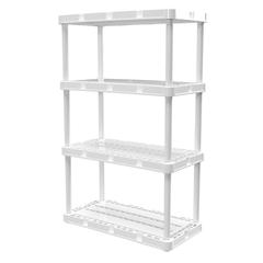 Gracious Living Knect-A-Shelf Resin Shelving Unit (121.92 x 60.96 x 30.48 cm)