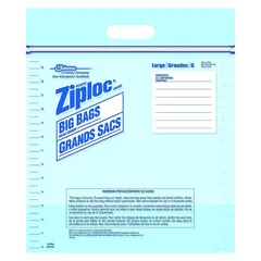 Ziploc Big Bags Plastic Storage Bags (11.35 L, 5 Pc.)