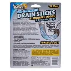 Instant Power Enzymatic Drain Opener Stick Pack (12 Pc.)
