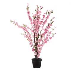Atmosphera Cherry Blossom Artificial Plant W/Pot (60 x 60 x 100 cm, 2 Pc.)