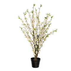 Atmosphera Cherry Blossom Artificial Plant W/Pot (60 x 60 x 100 cm, 2 Pc.)