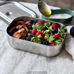 Black+Blum Stainless Steel Lunch Box (1 L, Ocean)