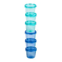 Decor Go Plastic Dressing Tubs Pack (35 ml, 6 Pc.)