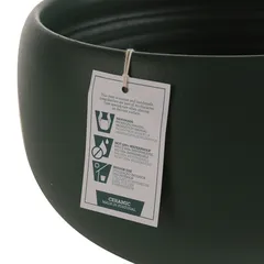 Artevasi Cibele Ceramic Bowl (29 cm, Dark Green)