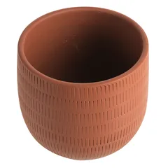 Artevasi Aura Ceramic Pot (20 cm, Terracotta)