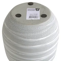 Artevasi Doris Ceramic Pot (16 cm, Gray)