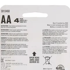 ACE AA Alkaline Battery Pack (4 Pc.)
