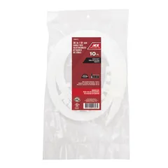 ACE Polypropylene Cable Tie Pack (91.44 cm, 10 Pc., White)