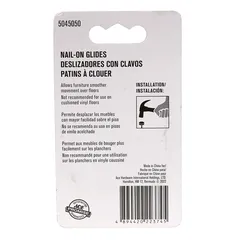 Ace Carpet Base Non-Slip Nail On Glides (2.54 cm)