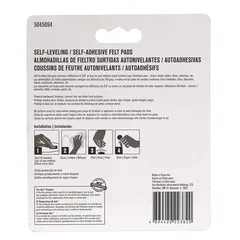 Ace Self Leveling Round Self-Adhesive Protective Felt Pads (2.54 cm)
