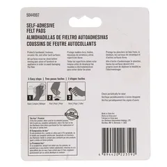 Ace Round Self-Adhesive Protective Felt Pads (3.81 cm)