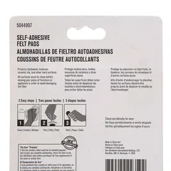 Ace Round Self-Adhesive Protective Felt Pads (3.81 cm)